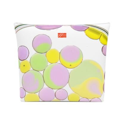 Liquid Color Abstract by Masami Drill Cotton Cosmetic Bag - Image 6