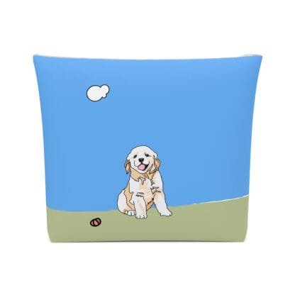 Meet Sarang Drill Cotton Cosmetic Bag by 9ohcci- Furry Friends Collection Part 1