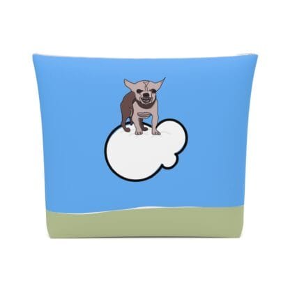 Meet Belief Drill Cotton Cosmetic Bag by 9ohcci- Furry Friends Collection Part 1