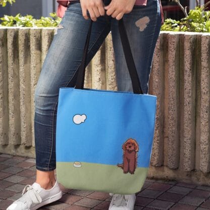 Meet Nile Tote Bag by 9ohcci- Furry Friends Collection Part 1 - Image 5