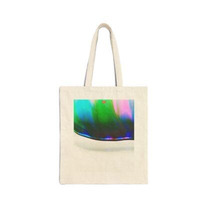 Vibrant Abstract Cotton Canvas Tote Bag by Masami - Image 2