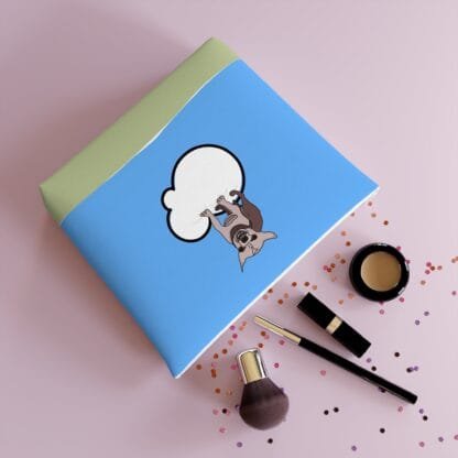 Meet Belief Drill Cotton Cosmetic Bag by 9ohcci- Furry Friends Collection Part 1 - Image 5