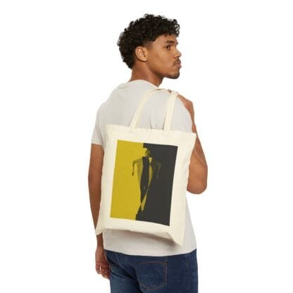 Artistic Cotton Canvas Tote Bag by Hyuna - Image 3