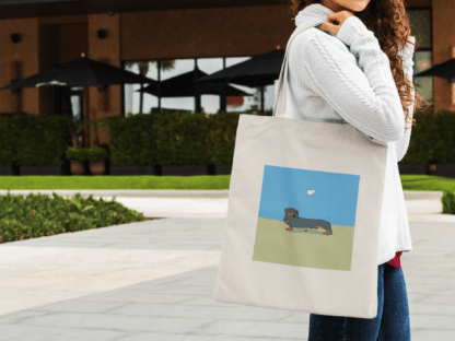 Meet Felicity Cotton Canvas Tote Bag by 9ohcci- Furry Friends Collection Part 1 - Image 8