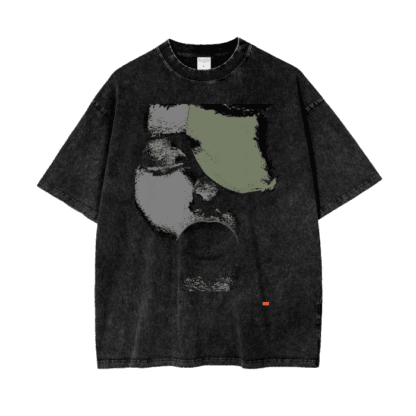 Contemplation Hyuna INK Collection/ Acid Wash Oversize T-Shirt - 250 GSM/Black - Image 6