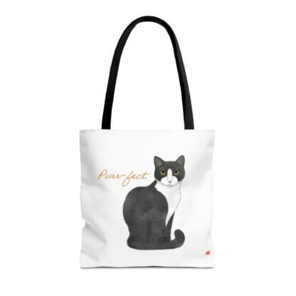 Mia, The Stylish Tuxedo Cat 1 By Jaewon Tote Bag-Collection 1