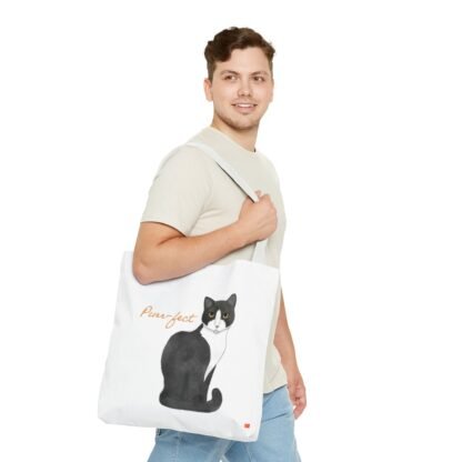 Mia, The Stylish Tuxedo Cat 1 By Jaewon Tote Bag-Collection 1 - Image 15