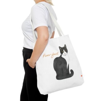 Mia, The Stylish Tuxedo Cat 1 By Jaewon Tote Bag-Collection 1 - Image 16