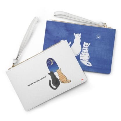 Mia, The Stylish Tuxedo Cat 4 By Jaewon Clutch  Bag-Collection 1 - Image 3