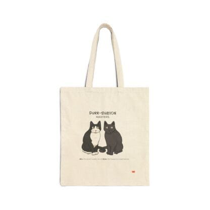 Mia & Shaa/Purr-Suation Masters By Jaewon Canvas Tote Bag-Collection 1