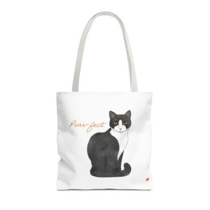 Mia, The Stylish Tuxedo Cat 1 By Jaewon Tote Bag-Collection 1 - Image 9