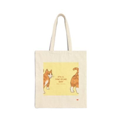 Cheez, Paw-some Day2 By Jaewon Canvas Tote  Bag-Collection 1