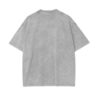 Warrior | Acid Wash Oversize Short T-Shirt - 250 GSM/Pirate Gray - Image 7